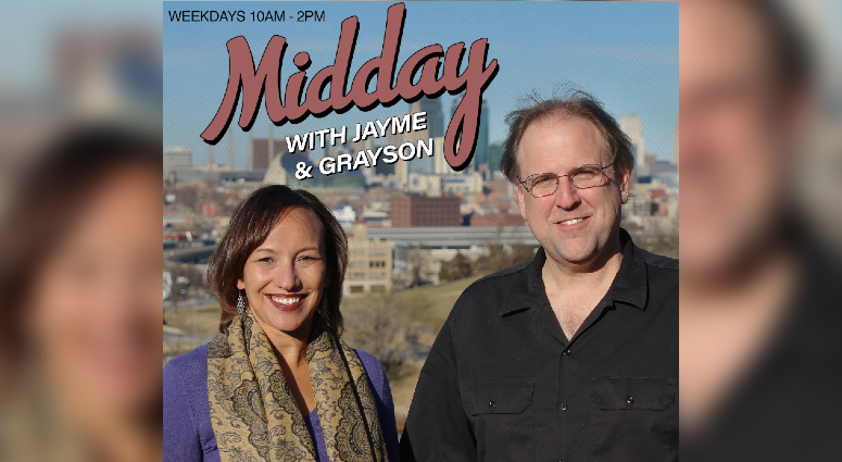 Jayme and Grayson, hosts of Midday