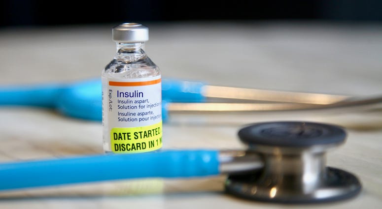 bottle of insulin