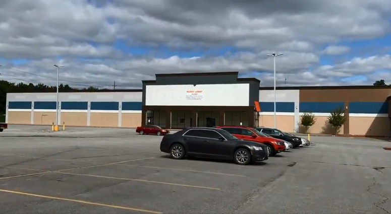 Exterior of a vacant building to be used for pre-k classrooms