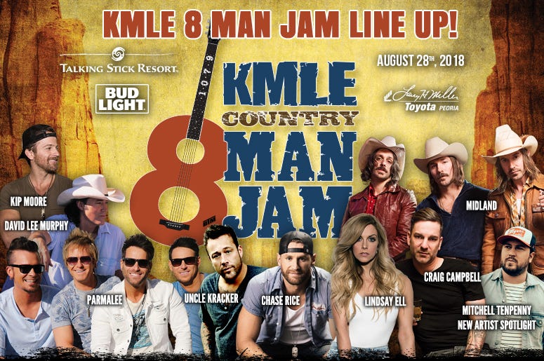 8 Man Jam Line Up 8 Man Jam Line Up
