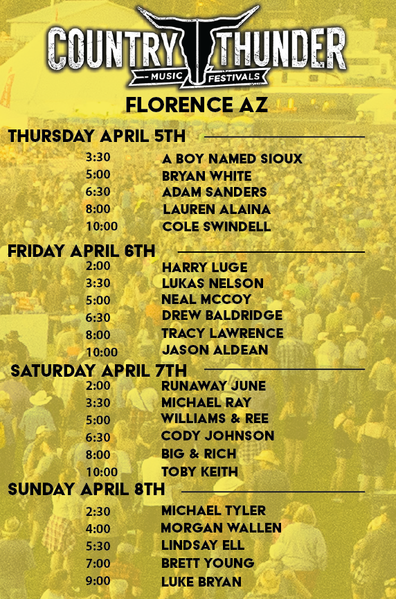 Mainstage Schedule Mainstage Schedule