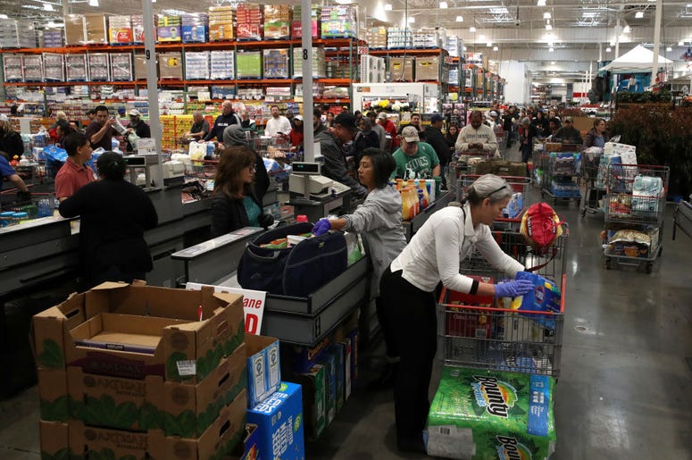 Costco Costco, panic buying, panic buying TP, coronavirus, covid19, walmart