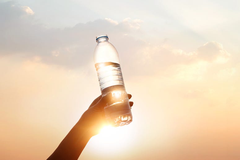 water bottle warning water bottle warning