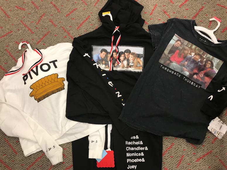 Friends clothing line Friends, friends 25th anniversary, friends clothing line