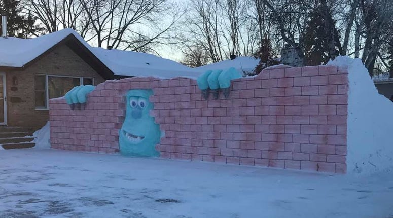 Monsters Inc Mural Monsters Inc Mural