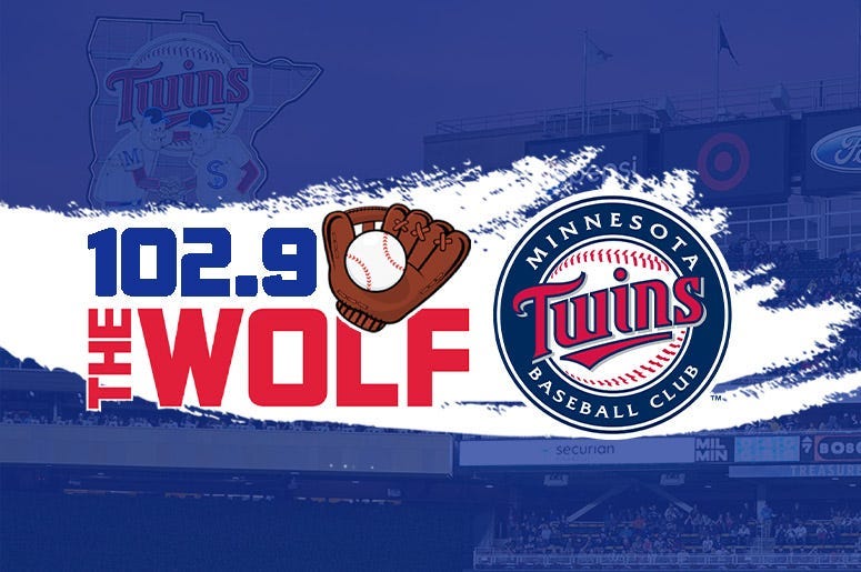 Minnesota Twins games on 102.9 The Wolf