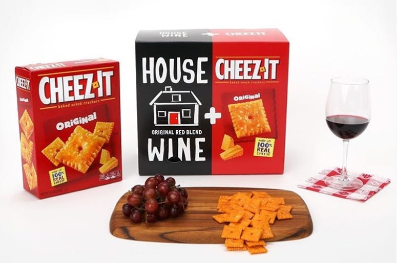 Cheez-It Cheez-It House Wine, cheez-it and wine dual box, cheez-it and wine combo
