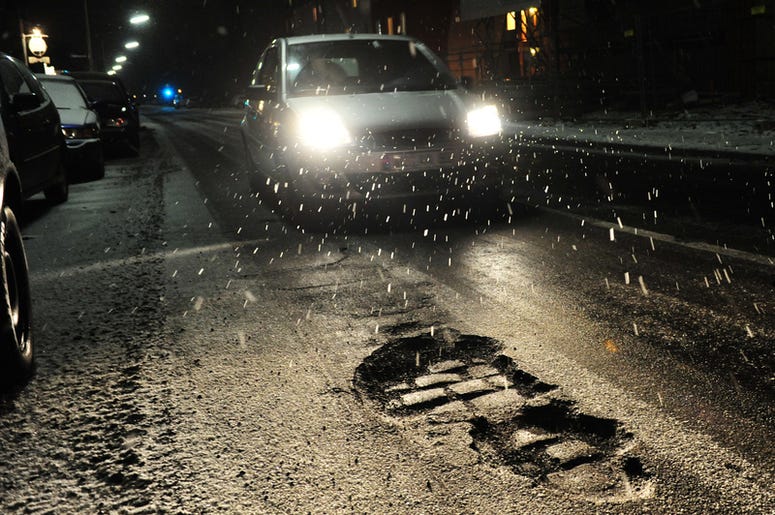 dodging potholes dodging potholes
