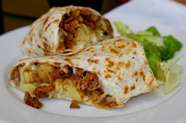 Mad Mex pineapple burrito Mad Mex pineapple burrito