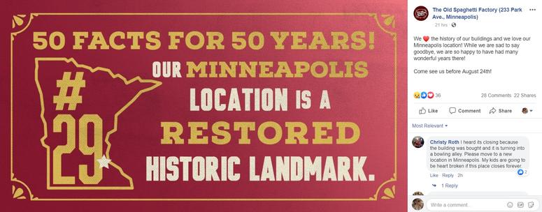 Old Spaghetti Factory Old Spaghetti Factory, Old Spaghetti Factory Minneapolis