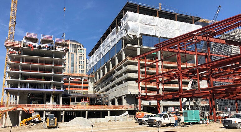 Ball Park Village construction in St. Louis