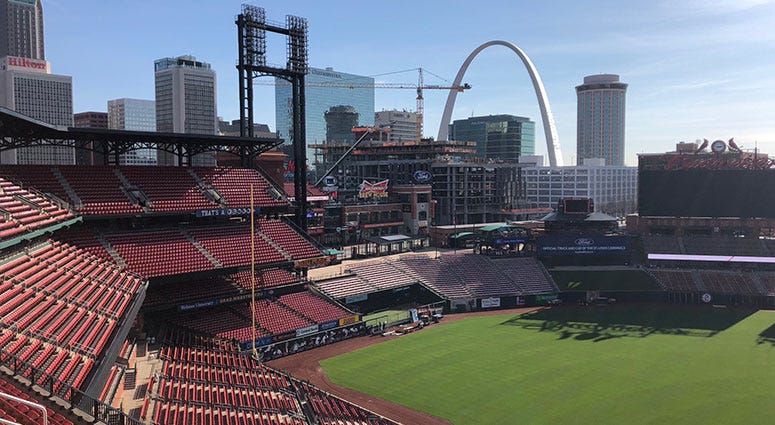 Ball Park Village construction in St. Louis