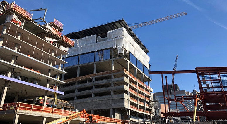 Ball Park Village construction in St. Louis