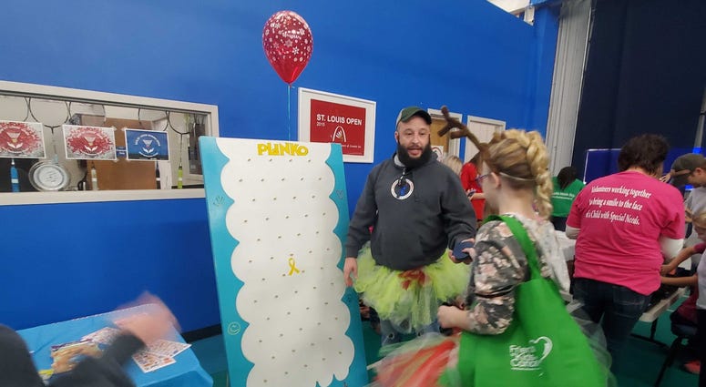 party of families of kids with cancer