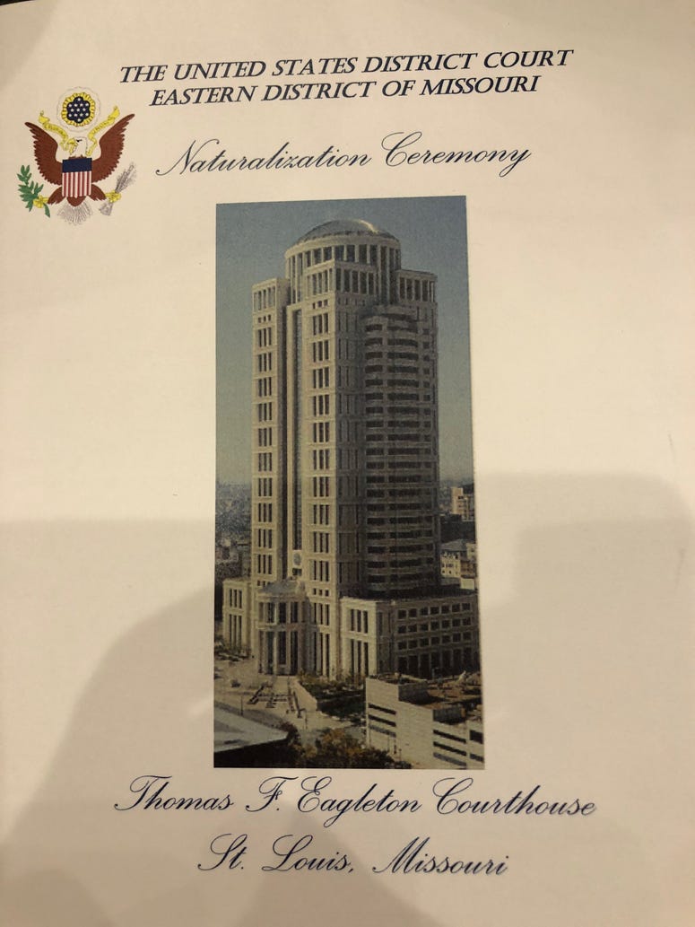 Program for the Naturalization Ceremony Program for the Naturalization Ceremony