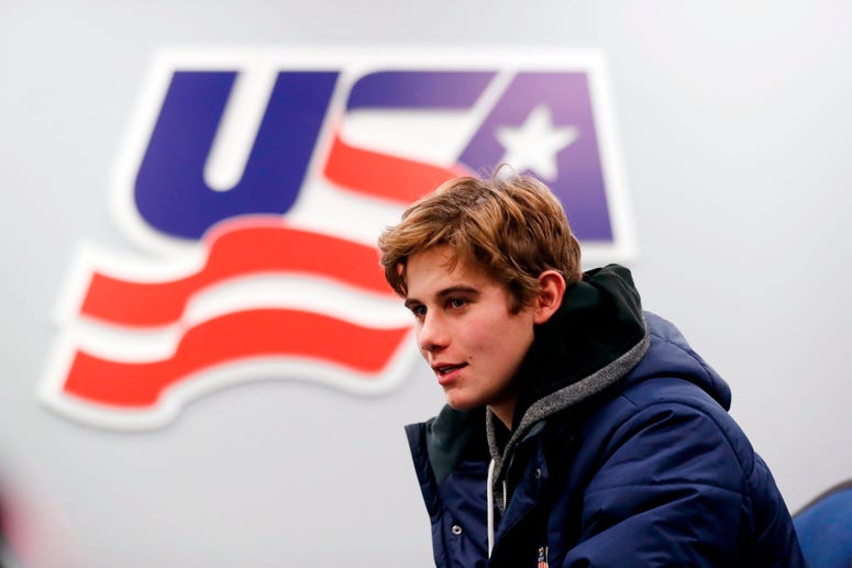 ack Hughes, expected to be a top pick in the next NHL hockey draft