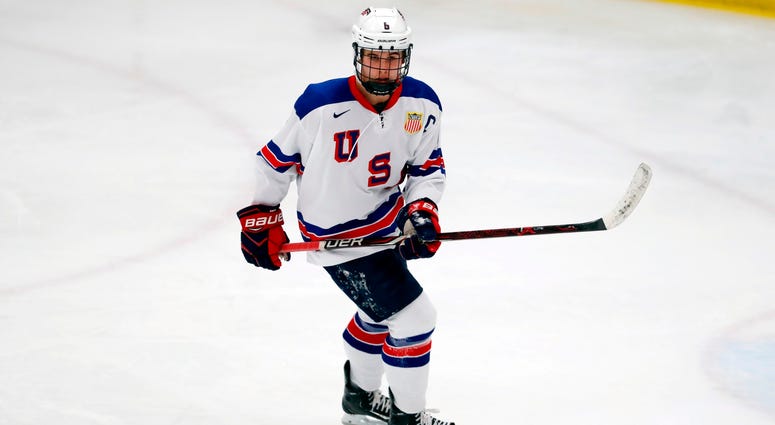 ack Hughes, expected to be a top pick in the next NHL hockey draft
