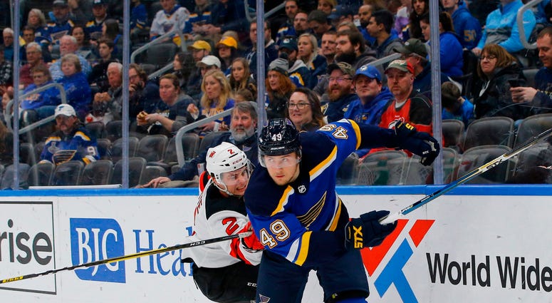 Blues vs. Devils
