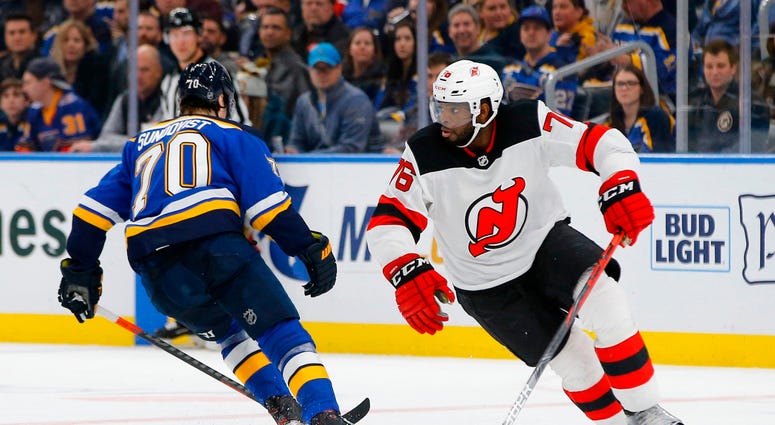 Blues vs. Devils