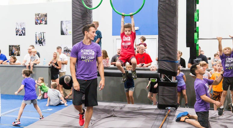 American Ninja Warriors in St. Louis. American Ninja Warriors in St. Louis.