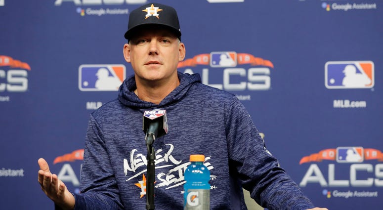 Houston Astros manager AJ Hinch speaks Houston Astros manager AJ Hinch speaks