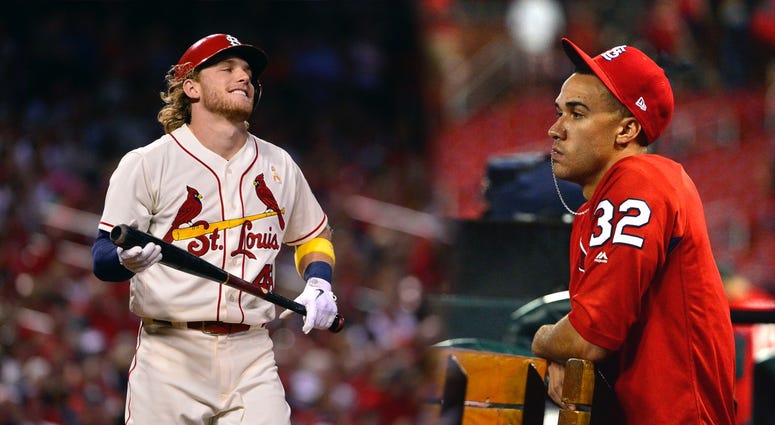 St. Louis Cardinals rookies Harrison Bader and Jack Flaherty. St. Louis Cardinals rookies Harrison Bader and Jack Flaherty.