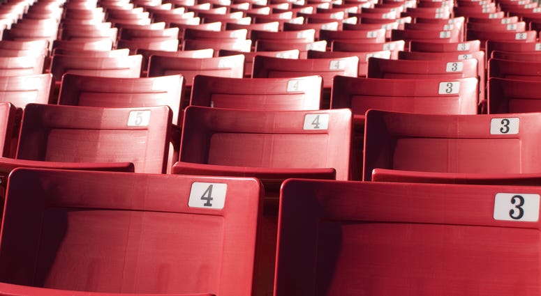 empty stadium seats