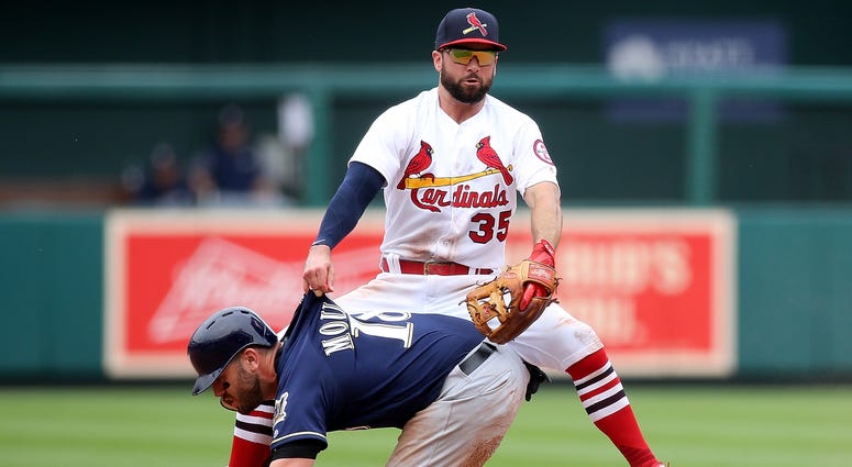 St. Louis Cardinals second baseman Greg Garcia St. Louis Cardinals second baseman Greg Garcia