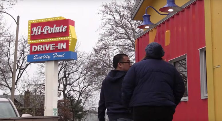 Hi-Pointe Drive-In on McCausland Ave. in St. Louis. Hi-Pointe Drive-In on McCausland Ave. in St. Louis.