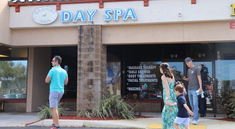 Orchids of Asia Spa, Jupiter, Florida where New England Patriots owner Robert Kraft allegedly solicited prostitution.