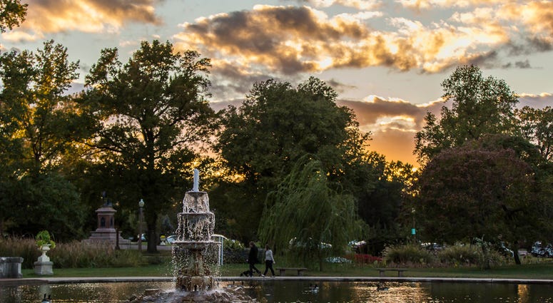 Tower Grove Park Fountain Pond & Ruins. Photo by Kari R. Frey, Freytography Tower Grove Park Fountain Pond & Ruins. Photo by Kari R. Frey, Freytography