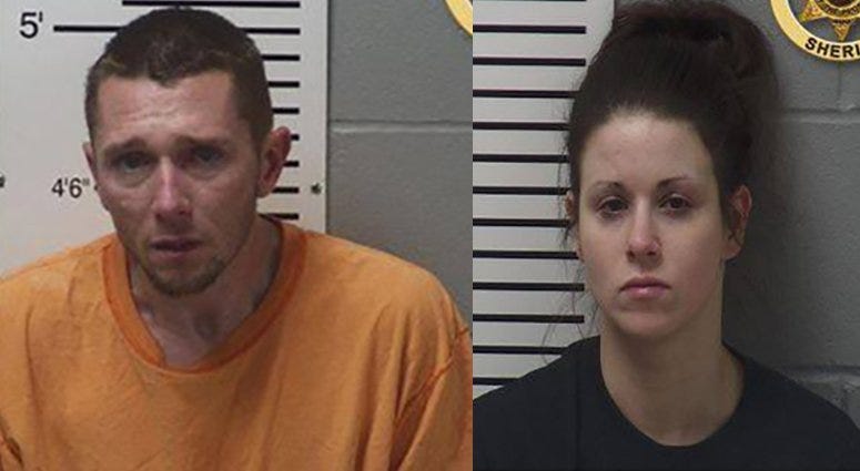 Christpher Garrett and Jennifer Ziga Lincoln County meth bust