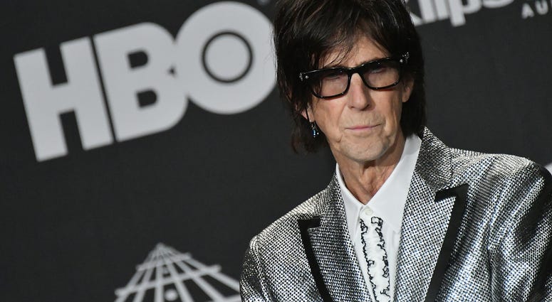 Inductee Ric Ocasek of The Cars attends the 33rd Annual Rock & Roll Hall of Fame Induction Ceremony at Public Auditorium on April 14, 2018 in Cleveland, Ohio Inductee Ric Ocasek of The Cars attends the 33rd Annual Rock & Roll Hall of Fame Induction Ceremony at Public Auditorium on April 14, 2018 in Cleveland, Ohio