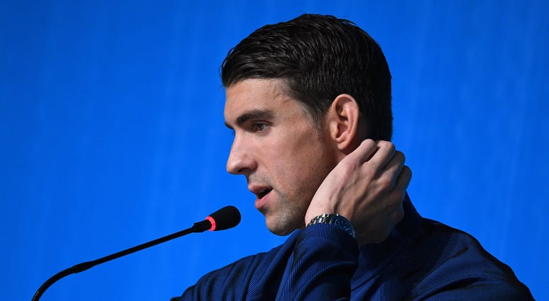 Olympic swimmer Michael Phelps Olympic swimmer Michael Phelps