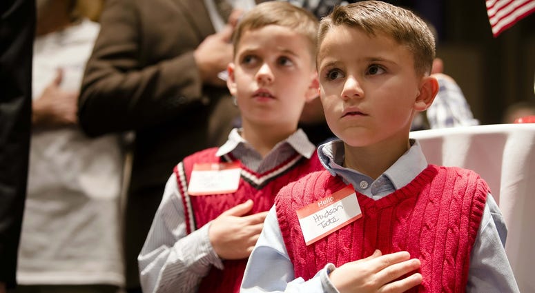 Pledge of Allegiance child