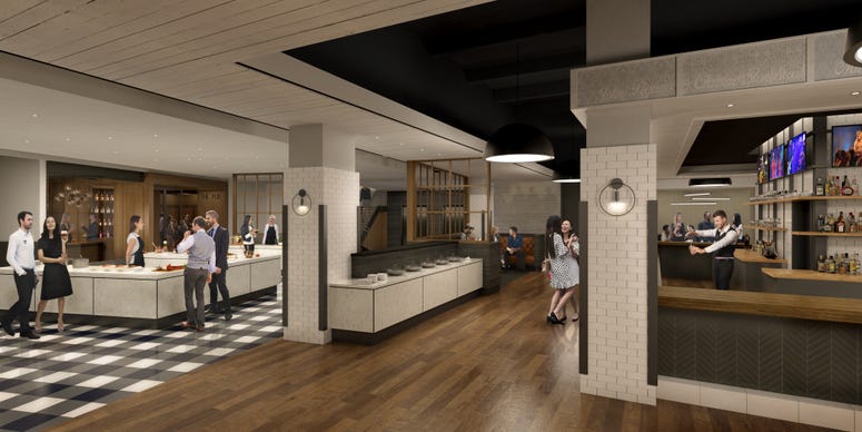 Rendering of planned Rinkside Club at Scottrade Center. Rendering of planned Rinkside Club at Scottrade Center.