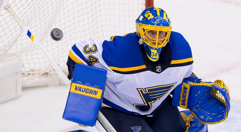 St. Louis Blues goalie Jake Allen St. Louis Blues goalie Jake Allen