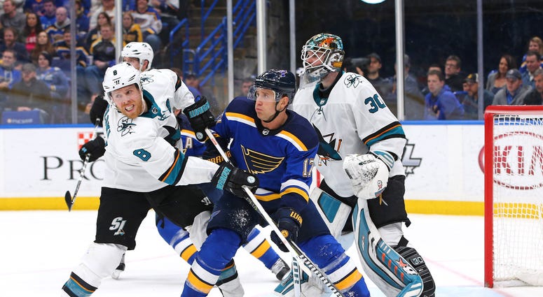St. Louis Blues left wing Jaden Schwartz St. Louis Blues left wing Jaden Schwartz