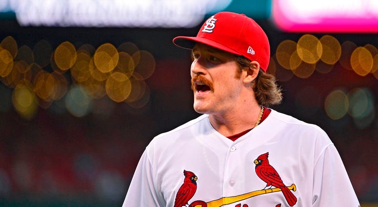 St. Louis Cardinals starting pitcher Miles Mikolas. St. Louis Cardinals starting pitcher Miles Mikolas.