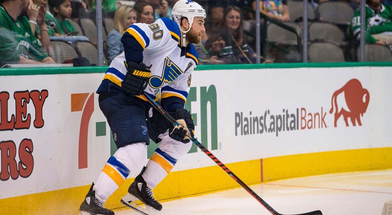 St. Louis Blues center Ryan O'Reilly. St. Louis Blues center Ryan O'Reilly.