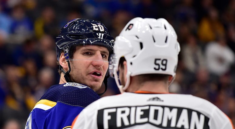 Blues vs. Flyers