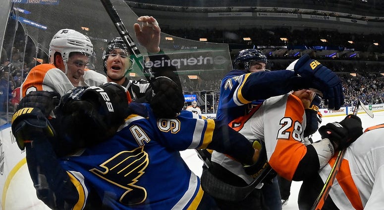 Blues vs. Flyers