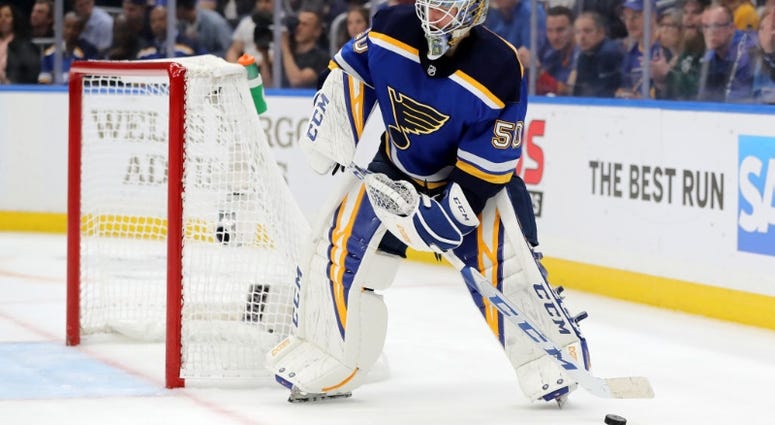 St. Louis Blues goalie