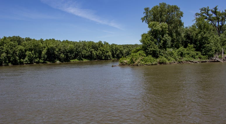 Mississippi River near Hannibal Mississippi River near Hannibal