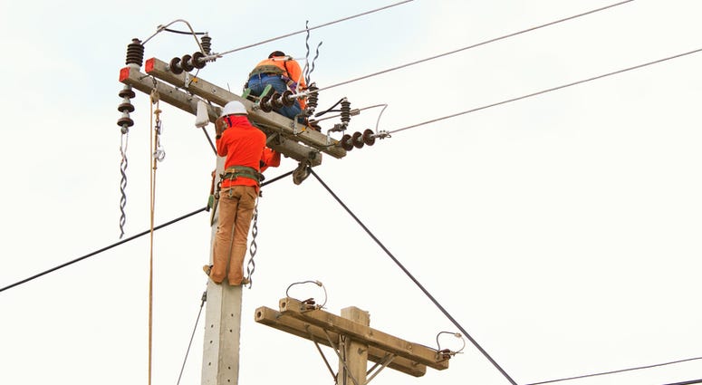 Power outage electrical line
