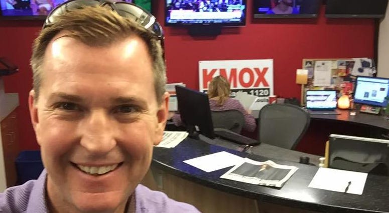 Kevin Steincross inside the KMOX newsroom. Kevin Steincross inside the KMOX newsroom.