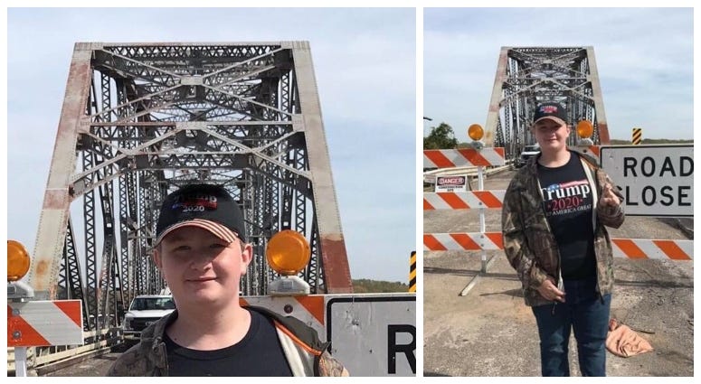 MoDOT photo edit of Trump shirt