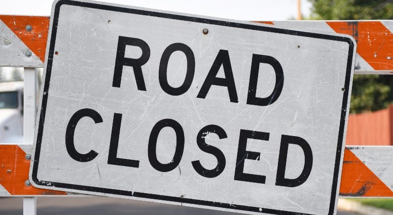 road closed