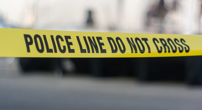 Yellow police line tape Yellow police line tape