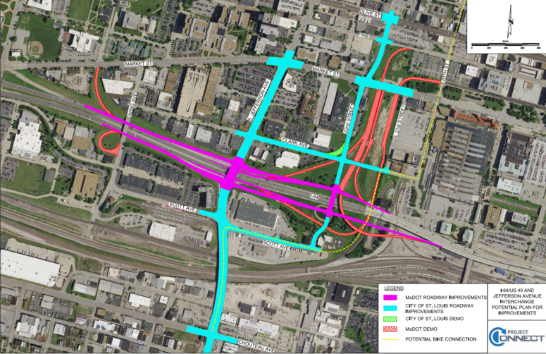 Construction 1-64 in 2020